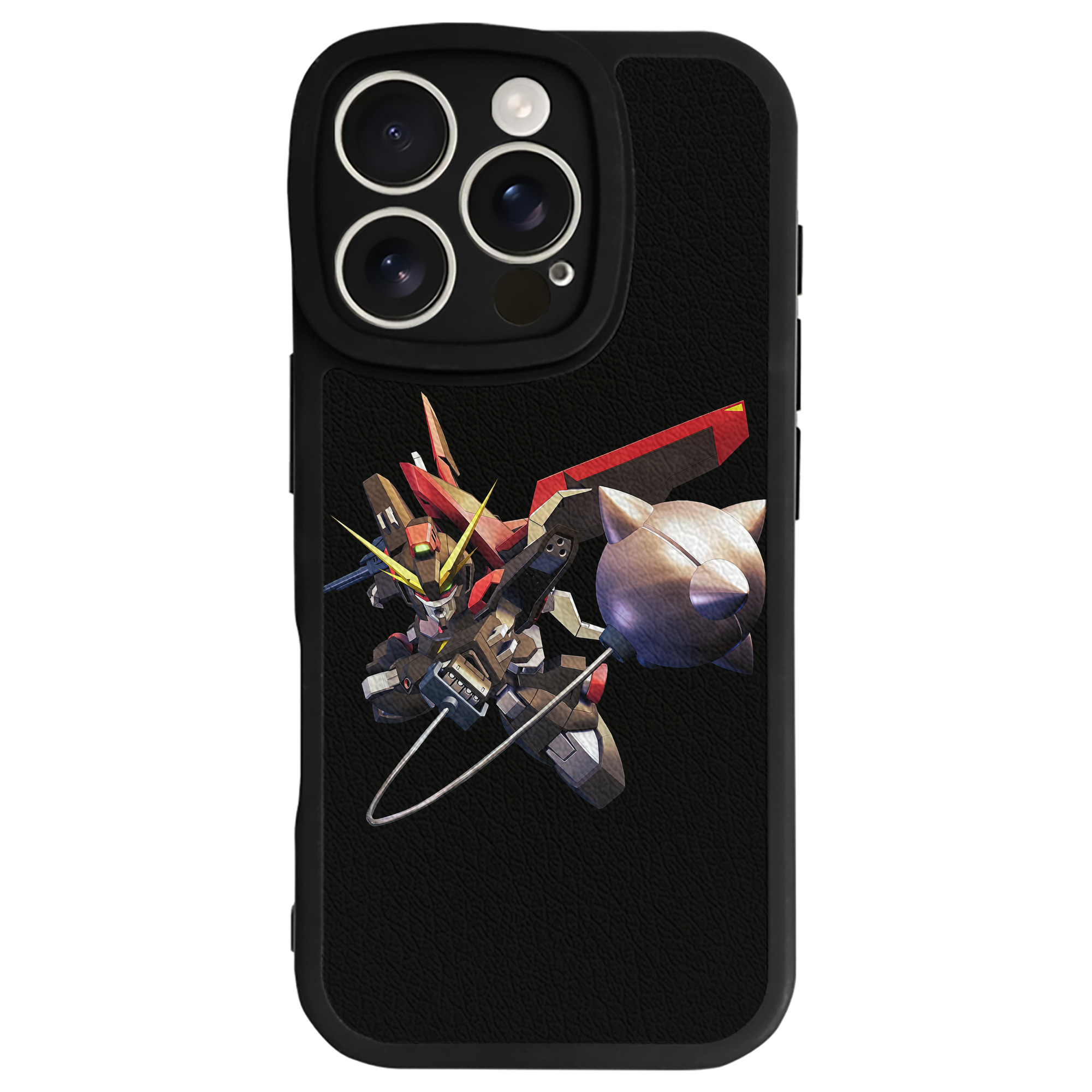 （画像用） 機動戦士ガンダム Mobile Suit Gundam 【iPhone 16シリーズ対応】シリコンスマホケース（レザー調） 材質：シリコン